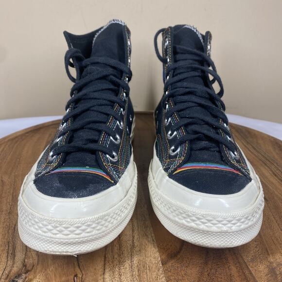 Converse Chuck Taylor 70 Layers Mens Size 8 Vintage Black Colorful HighTop Shoes main image 5